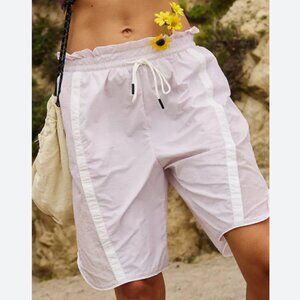 Free People Movement Champ Is Here in Rose Wash Relaxed Shorts Size S - NWT